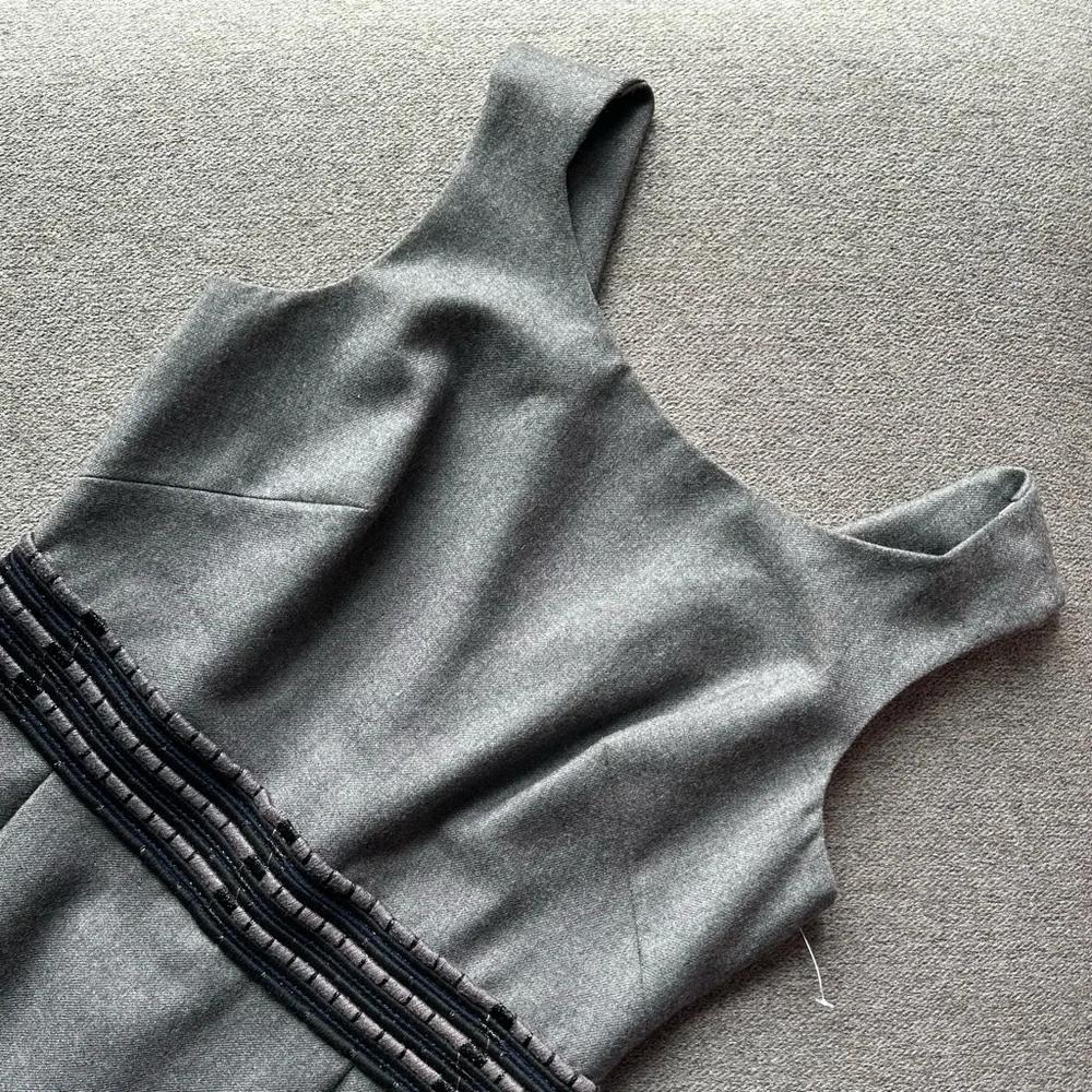 Lela Rose 100% Wool Sleeveless Dress NWOT Size 4 - Picture 2 of 6